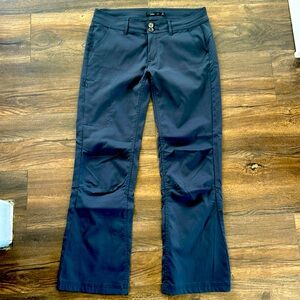 Prana Halle Pants coal Gray size 8 Short inseam